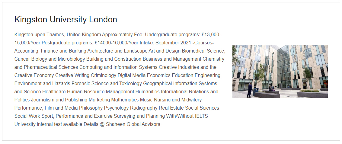 University of Kingston