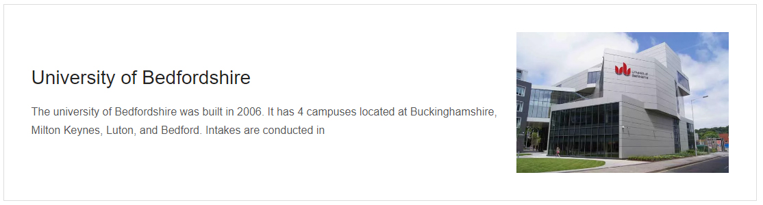 University of bredfordshire