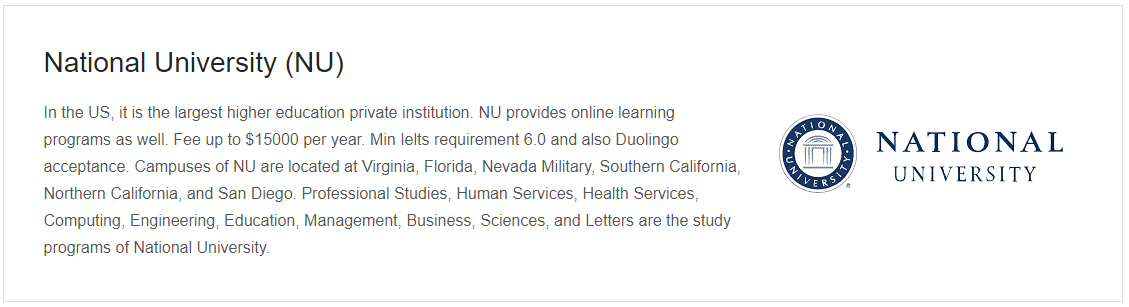 University of national